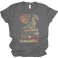 Dragon Fantasy Book Lover Book Nerd Unisex Jersey T-Shirt