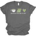 Drink Matcha Read Books Be Happy Book Lover Matcha Tea Lover Unisex Jersey T-Shirt Drink Matcha Read Books Be Happy Book Lover Matcha Tea Lover Unisex Jersey T-Shirt