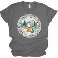 Duck Wilderness Book Reading Illustration Floral Unisex Jersey T-Shirt Duck Wilderness Book Reading Illustration Floral Unisex Jersey T-Shirt
