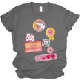 Dungeon Crawler Carl Colorful Sticker Collage LitRPG Book Unisex Jersey T-Shirt Dungeon Crawler Carl Colorful Sticker Collage LitRPG Book Unisex Jersey T-Shirt