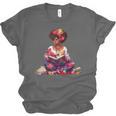 Educated Melanin Queen Afro Women Reading Book History Unisex Jersey T-Shirt Educated Melanin Queen Afro Women Reading Book History Unisex Jersey T-Shirt