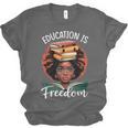Education Is Freedom African Teacher Books Lovers Unisex Jersey T-Shirt Education Is Freedom African Teacher Books Lovers Unisex Jersey T-Shirt