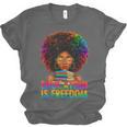Education Is Freedom Teacher Books History Month Unisex Jersey T-Shirt