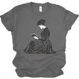Emily Dickinson Reading A Book Unisex Jersey T-Shirt Emily Dickinson Reading A Book Unisex Jersey T-Shirt
