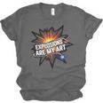 Explosions Are My Art Comic Book Boom Unisex Jersey T-Shirt Explosions Are My Art Comic Book Boom Unisex Jersey T-Shirt