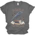 F-CAW-F Crow Book Lover Reader Gothic Humor Unisex Jersey T-Shirt F-CAW-F Crow Book Lover Reader Gothic Humor Unisex Jersey T-Shirt