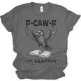 F-Caw-F Crow Book Lovers Vintage Bookish Bird Unisex Jersey T-Shirt F-Caw-F Crow Book Lovers Vintage Bookish Bird Unisex Jersey T-Shirt