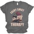 Fairy Smut Is My Therapy Romantasy Spicy Books Faerie Tales Unisex Jersey T-Shirt Fairy Smut Is My Therapy Romantasy Spicy Books Faerie Tales Unisex Jersey T-Shirt