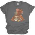 Fall Book Vintage Turkey Thanksgiving Reading Book Lovers Unisex Jersey T-Shirt Fall Book Vintage Turkey Thanksgiving Reading Book Lovers Unisex Jersey T-Shirt