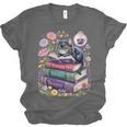 Fantasy Drama Tragedy Cute Cat Book Lover Readers Librarians Unisex Jersey T-Shirt Fantasy Drama Tragedy Cute Cat Book Lover Readers Librarians Unisex Jersey T-Shirt