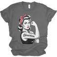 Female Librarian Rosie Riveter Book Guardian Woman Unisex Jersey T-Shirt Female Librarian Rosie Riveter Book Guardian Woman Unisex Jersey T-Shirt