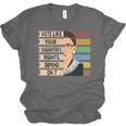 Feminist Ruth Bader Ginsburg RBG Quote Girl With Book Women Unisex Jersey T-Shirt