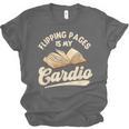 Flipping Pages Is My Cardio Book Lover Reading Bookworm Unisex Jersey T-Shirt Flipping Pages Is My Cardio Book Lover Reading Bookworm Unisex Jersey T-Shirt