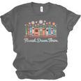 Flourish Dream Thrive Floral Books For Book Lovers Unisex Jersey T-Shirt Flourish Dream Thrive Floral Books For Book Lovers Unisex Jersey T-Shirt