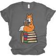 Fox Books Read Reading Librarian America Men Women Kids Unisex Jersey T-Shirt Fox Books Read Reading Librarian America Men Women Kids Unisex Jersey T-Shirt