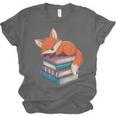Fox Reading Book Pajama Sleep Unisex Jersey T-Shirt