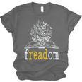 Freadom Freedom Read Banned Books Librarians Unisex Jersey T-Shirt Freadom Freedom Read Banned Books Librarians Unisex Jersey T-Shirt