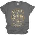 Fueled By Coffee And 19th Century Literature Book Tee Unisex Jersey T-Shirt