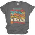 The Girl With The Books Became The Woman Writing Them Unisex Jersey T-Shirt
