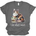 Girls Books I Do What I Want Calico Cat Lover Unisex Jersey T-Shirt Girls Books I Do What I Want Calico Cat Lover Unisex Jersey T-Shirt