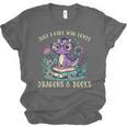 Girls Loves Dragon Books Fantasy Girls Kids Toddler Women Unisex Jersey T-Shirt Girls Loves Dragon Books Fantasy Girls Kids Toddler Women Unisex Jersey T-Shirt