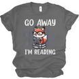 Go Away I'm Reading Book Reader Cute Fox Librarians Unisex Jersey T-Shirt Go Away I'm Reading Book Reader Cute Fox Librarians Unisex Jersey T-Shirt