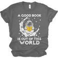 Good Book Is Out Of This World Astronaut Moon Space Reading Unisex Jersey T-Shirt Good Book Is Out Of This World Astronaut Moon Space Reading Unisex Jersey T-Shirt