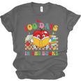 Groovy 100 Days In The Books Reading 100th Day Of School Unisex Jersey T-Shirt Groovy 100 Days In The Books Reading 100th Day Of School Unisex Jersey T-Shirt
