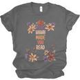 Haha Made You Read Shirt Book Reader Flower Floral Unisex Jersey T-Shirt
