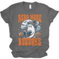 Halloween Book Lover Ghost Boo Pun Read More Boooks Unisex Jersey T-Shirt Halloween Book Lover Ghost Boo Pun Read More Boooks Unisex Jersey T-Shirt