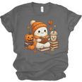 Halloween Ghost Reading Book Lovers Coffee Girl Women Unisex Jersey T-Shirt Halloween Ghost Reading Book Lovers Coffee Girl Women Unisex Jersey T-Shirt