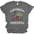 Happiness More Books Read Reading Librarian Men Women Kids Unisex Jersey T-Shirt Happiness More Books Read Reading Librarian Men Women Kids Unisex Jersey T-Shirt