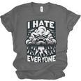 I Hate Everyone Introvert Anti-Social Dark Humor Unisex Jersey T-Shirt