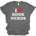 I Heart Book Nerds Book Readers Cute Unisex Jersey T-Shirt