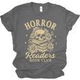 Horror Reading Spooky Vibes Bookish Horror Readers Book Club Unisex Jersey T-Shirt Horror Reading Spooky Vibes Bookish Horror Readers Book Club Unisex Jersey T-Shirt