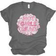 Hot Girls Read Pink Aesthetic Book Lover Reading Unisex Jersey T-Shirt