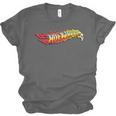 Hot Wheels Comic Book Fire Logo Unisex Jersey T-Shirt Hot Wheels Comic Book Fire Logo Unisex Jersey T-Shirt