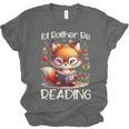 I'd Rather Be Reading Cute Fox Book Lover Reader Bookworm Unisex Jersey T-Shirt