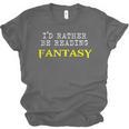 I'd Rather Be Reading Fantasy Epic Magic Book Lover Geek Unisex Jersey T-Shirt