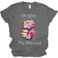 I'm With The Banned Books Bold Statement Against Censorshi Unisex Jersey T-Shirt I'm With The Banned Books Bold Statement Against Censorshi Unisex Jersey T-Shirt
