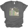 I'm Booked Tonight Cozy Floral Book Lover Graphic Unisex Jersey T-Shirt