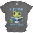 Introvert Herpetologists Amphibian Frog Lover Unisex Jersey T-Shirt