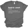 Introvert Hunter Definition Sarcastic Wildlife Hunting Humor Unisex Jersey T-Shirt Introvert Hunter Definition Sarcastic Wildlife Hunting Humor Unisex Jersey T-Shirt