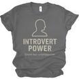 Introvert Power Silent But Unstoppable Unisex Jersey T-Shirt Introvert Power Silent But Unstoppable Unisex Jersey T-Shirt