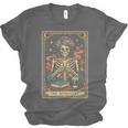The Introvert Skeleton Tarot Card Coffee Book Lover Unisex Jersey T-Shirt The Introvert Skeleton Tarot Card Coffee Book Lover Unisex Jersey T-Shirt