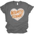 Introverted Extrovert People Hater Calm Peace Lover Unisex Jersey T-Shirt