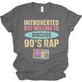 Introverted But Willing To Discuss 90's Rap Unisex Jersey T-Shirt