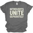 Introverts Unite Separately I Introvert Unisex Jersey T-Shirt Introverts Unite Separately I Introvert Unisex Jersey T-Shirt