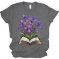 Irises Flowers Book Iris Floral Unisex Jersey T-Shirt