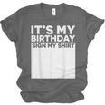 It's My Birthday Sign Boy Men Decoration Guestbook Unisex Jersey T-Shirt It's My Birthday Sign Boy Men Decoration Guestbook Unisex Jersey T-Shirt